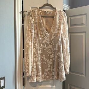 Tularosa Ryland Dress from Revolve. Long sleeve, mini dress. Only wore once.